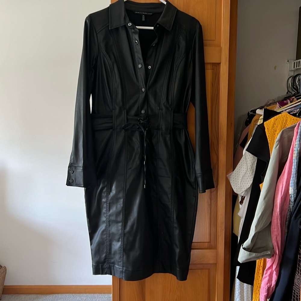 Coded black dress